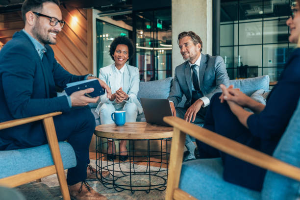 istock Business persons on meeting in the office 1475117537