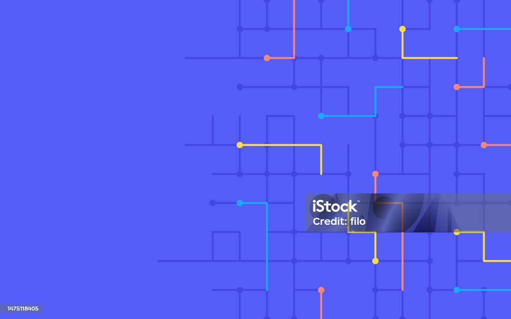 Tech Grid Artificial Intelligence Abstract Background Stock ...