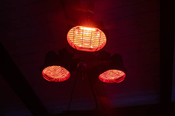 istock Street heater with three lamps 1475128544