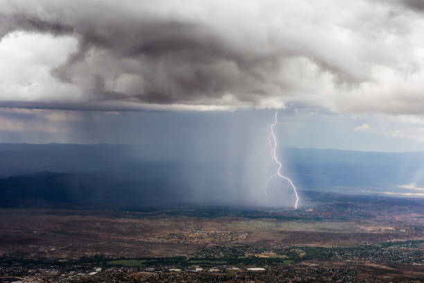 istock Monsoon thunderstorm with lightning and heavy rain 1475130928