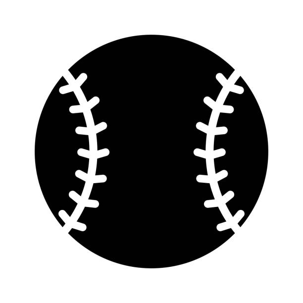 ilustrações de stock, clip art, desenhos animados e ícones de a baseball isolated vector silhouette. - baseball silhouette pitcher playing