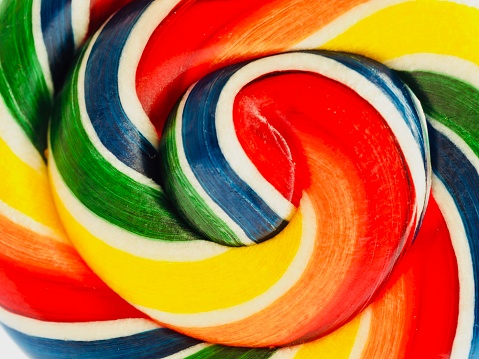 Rainbow lollipop, full frame. OLYMPUS DIGITAL CAMERA