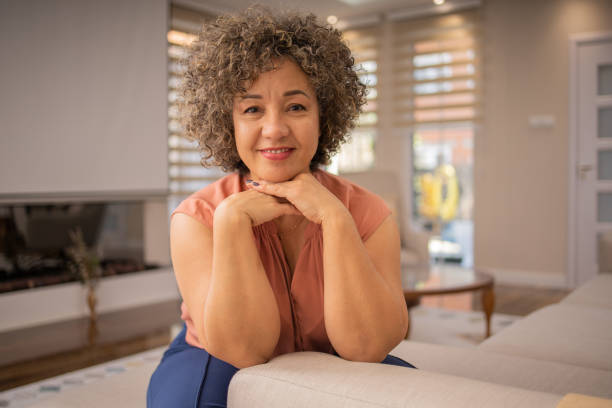 istock Happy mature woman 1475139777