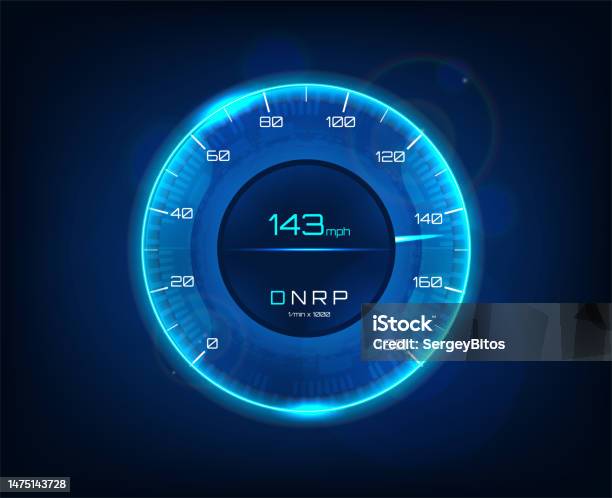 Modern Racing Speedometer Modern Car Speedometer Stock Illustration - Download Image Now - Speed ...