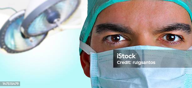 Surgeon With Face Mask Stock Photo - Download Image Now - Adult, Close-up, Doctor