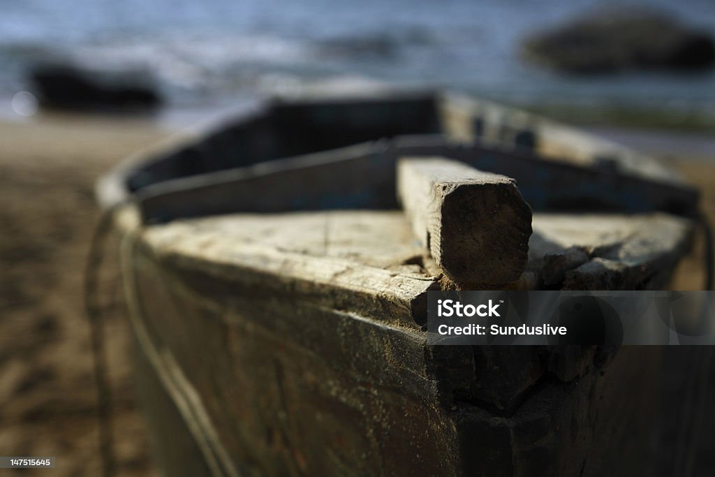 Alten hölzernen Boot - Lizenzfrei Alt Stock-Foto