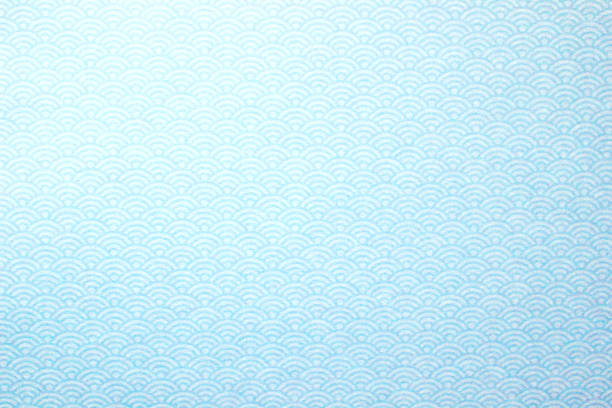 istock Blue background of Japanese paper 1475157823