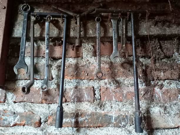 istock ring keys and spanners of various sizes that have been used for a long time 1475164736
