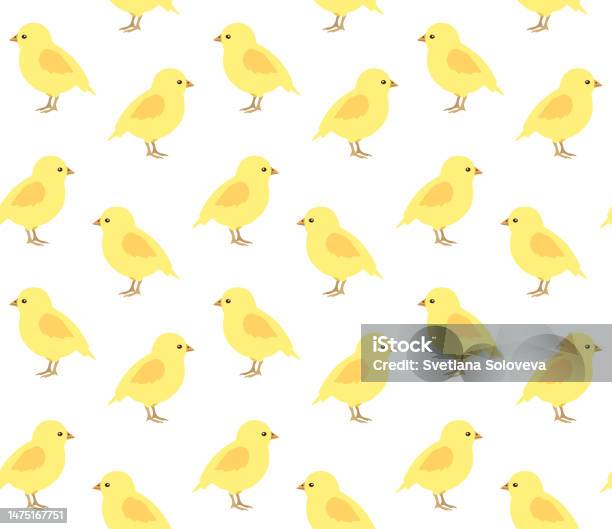 Graphics Pattern Chick Vector Seamless Pattern Of Flat Hand Drawn Chicken Chick Stock ...