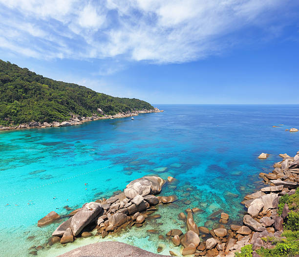 istock Bottom of the bay are visible coral 147518396