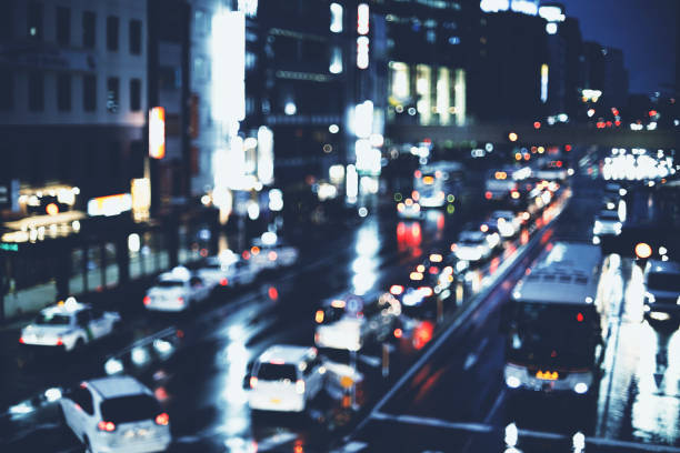 istock Night cityscape and road traffic image 1475184516