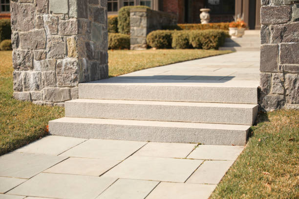 istock staircase showing pathway and urban background outdoors with beautiful summer walkway showing contemporary way of success in the future with stairs for design 1475185050