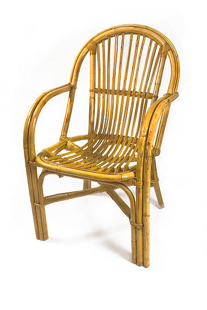 istock Chairs made of rattan 147518523