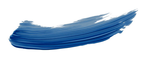 istock Shiny blue brush isolated on white background. 1475187067