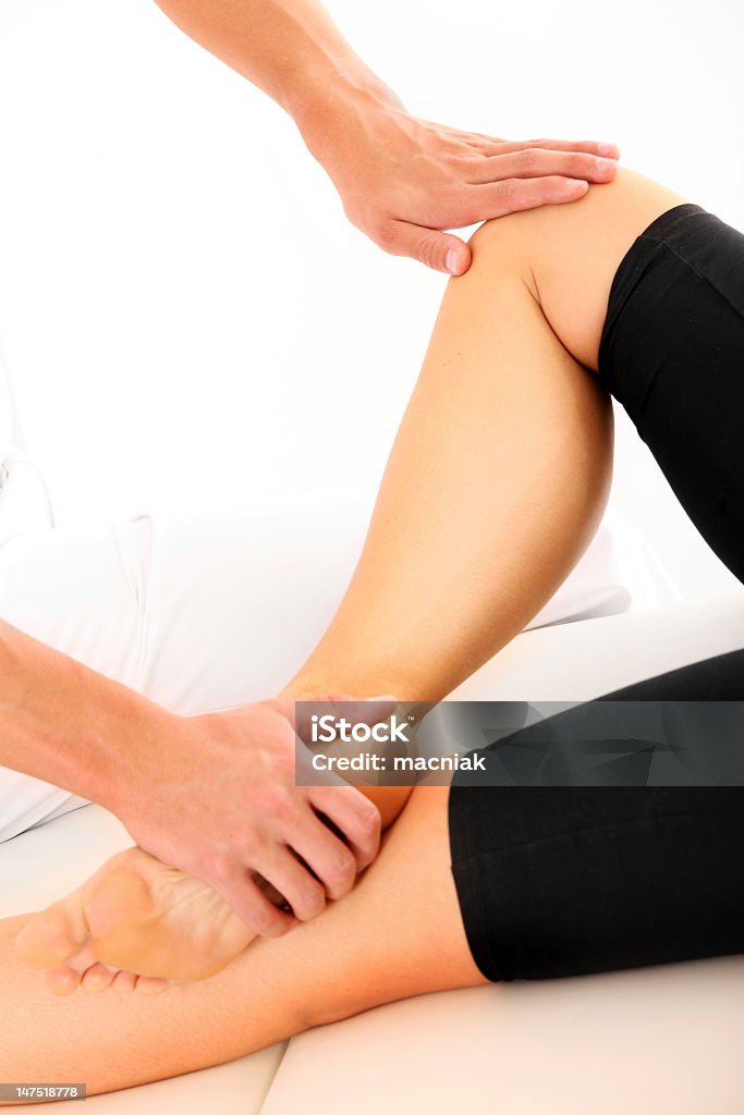 Terapia del piede - Foto stock royalty-free di Adulto