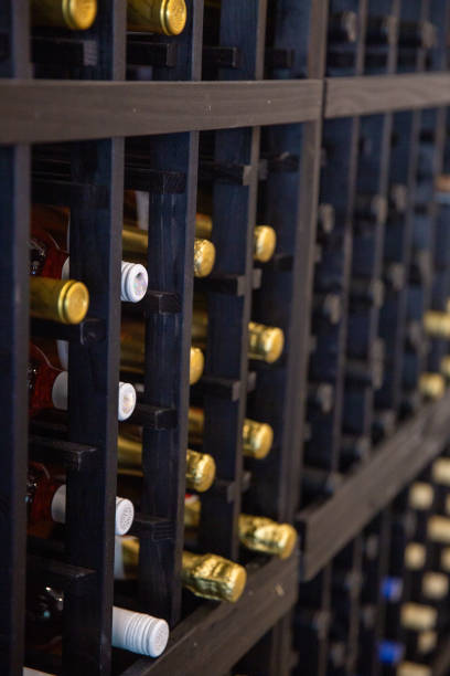 istock Wine rack with a variety of choices 1475192297