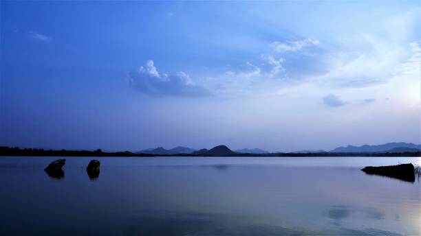 istock Beautiful scenic viewpoint at Gudibande Kere Viewpoint during sunset 1475196636