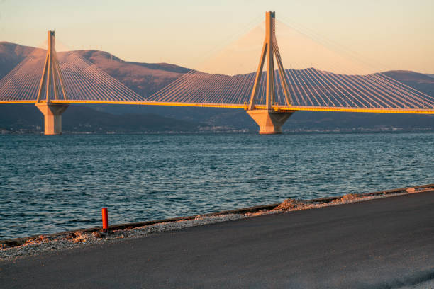 istock Backplate good for CGI showing an empty road and a spectacular bridge in the background 1475208243