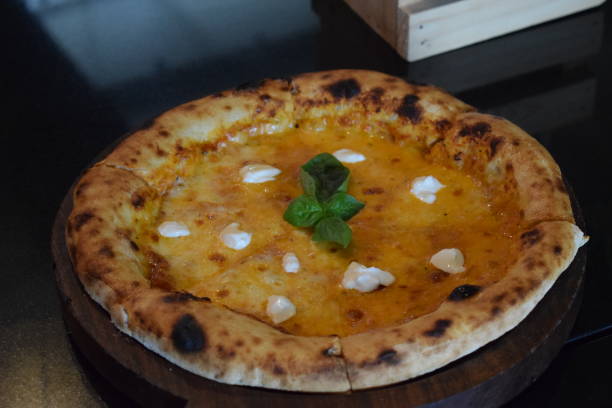 Neapolitan Pizza stock photo