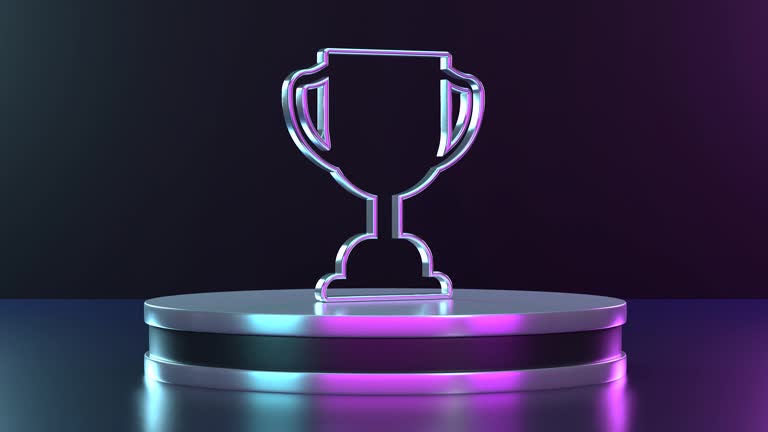 Trophy Award icon on Stand