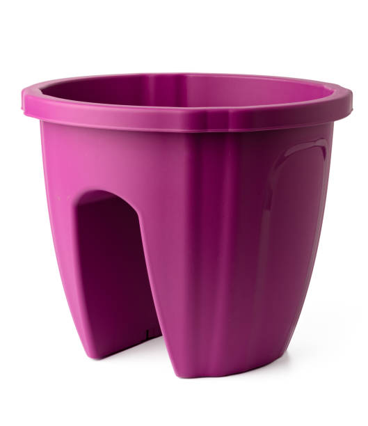 istock Plastic pot for house plants isolated on white 1475220915