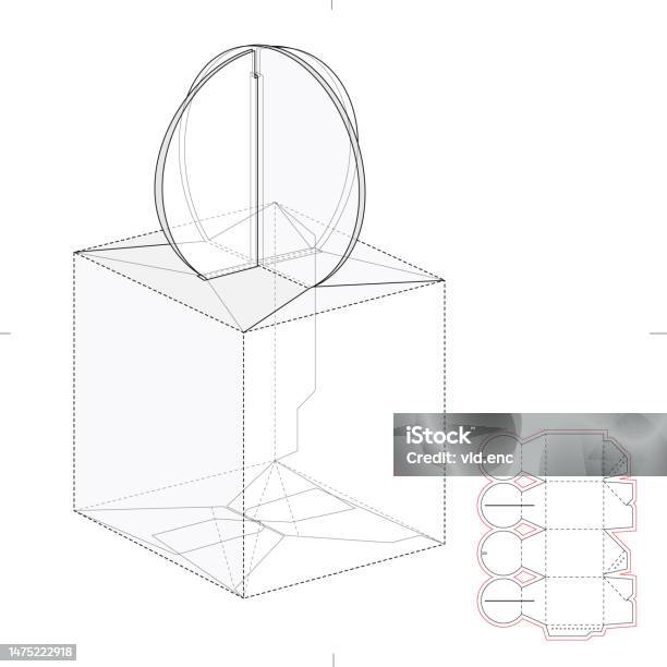 Custom Cube Box Stock Illustration - Download Image Now - Blank ...