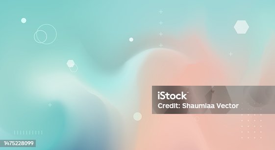 istock Blurred colourful gradient abstract background design with geometric shape element design 1475228099