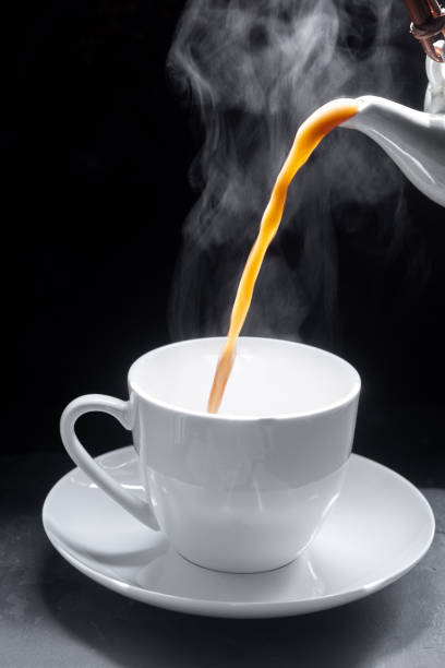 istock A cup of fresh coffee on rusty metal wall with copy space. 1475229685