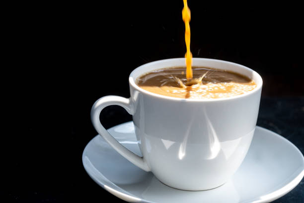 istock A cup of fresh coffee on rusty metal wall with copy space. 1475229710