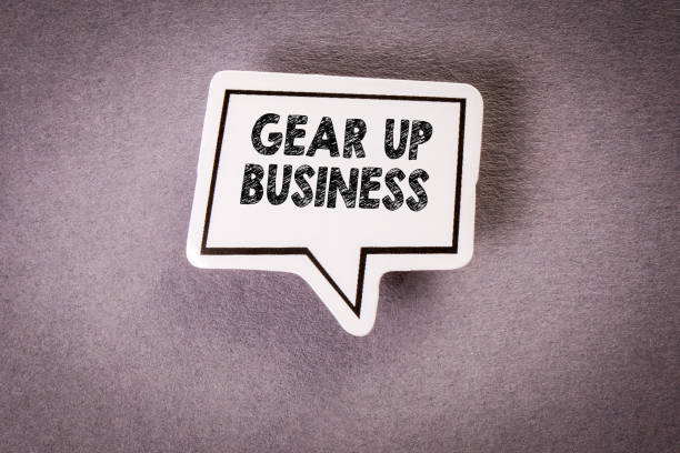 istock Gear Up Business concept. Speech bubble on a white background 1475230343