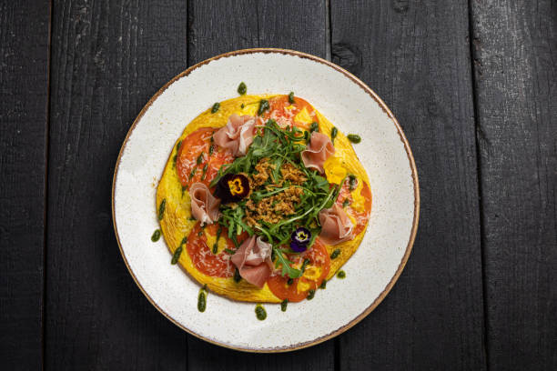 istock A plate of omelette on a wooden table 1475236492