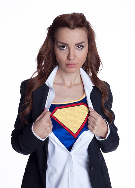 istock super woman tearing shirt 147524164