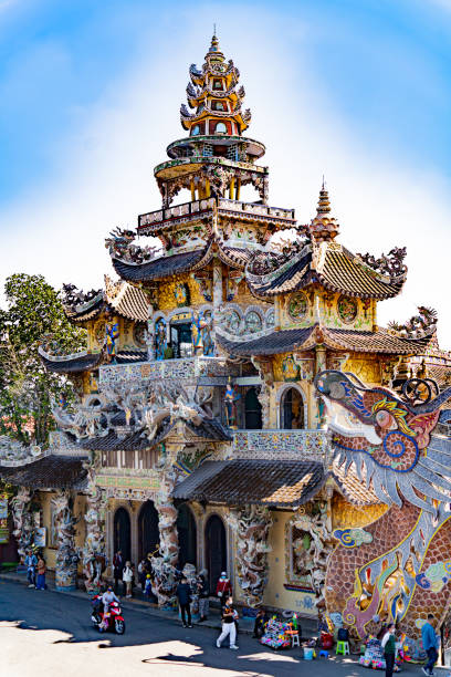 istock Buddhist glass pagoda. 1475245496