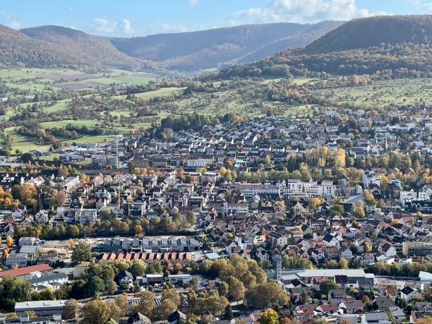 istock View of Pfullingen from the Georgenberg 1475249001