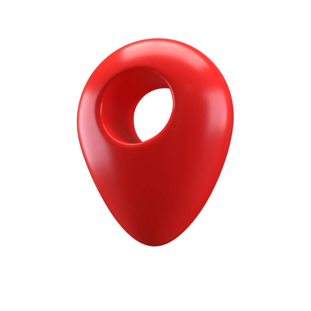 istock 3D icon Realistic Style red glossy Location map pin gps pointer markers illustration for destination. Geo tag isolated on white background with clipping path 1475257281