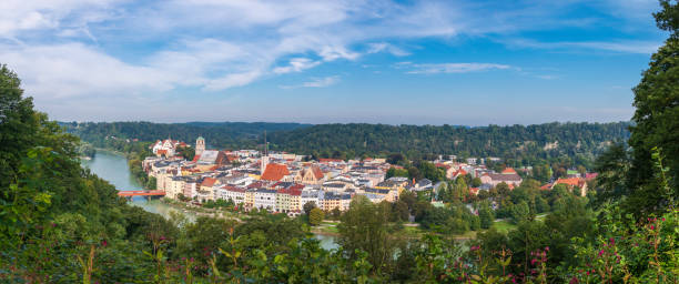 istock Wide Panorama Wasserburg am Inn 1475259504