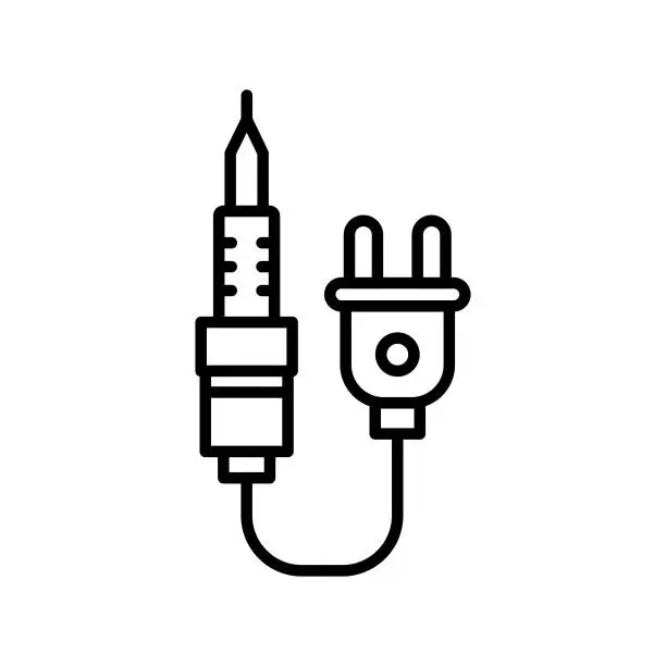 Vector illustration of Soldering Iron Icon