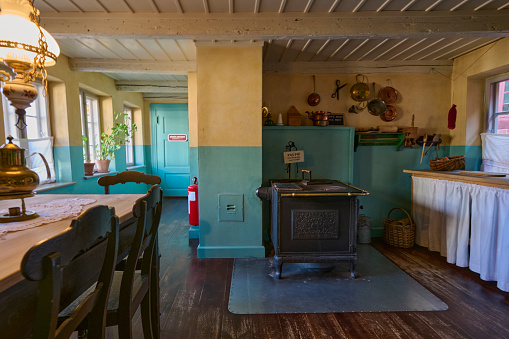 Pile of traditional old-fashioned charcoal hot pot side stove