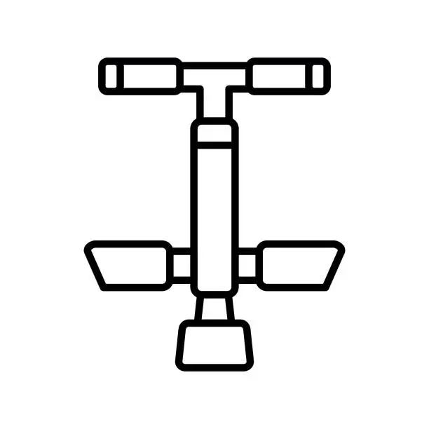 Vector illustration of Pogo Stick Icon