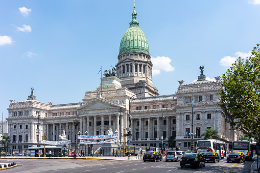 March 22, 2023: The Congress building in Buenos Aires.