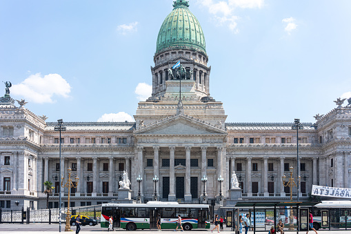 March 22, 2023: The Congress building in Buenos Aires.