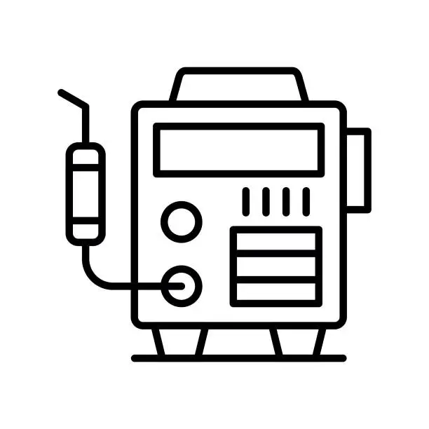 Vector illustration of Welding Machine Icon