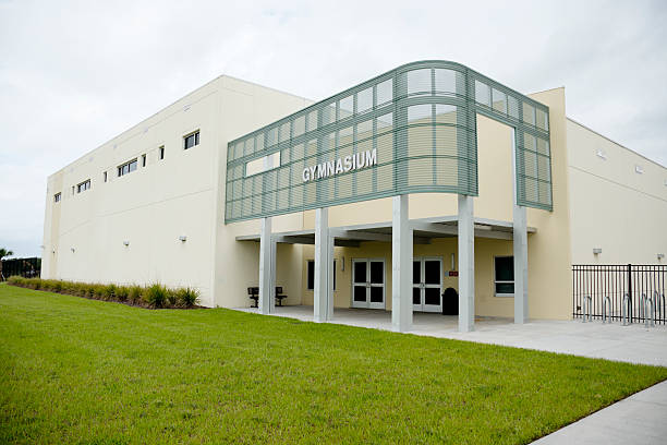 istock Gymnasium at Middle School 147530084