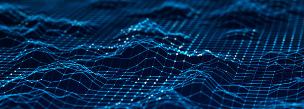 istock Digital technology background. Network connection dots and lines. Futuristic background for presentation design. 3d 1475307074