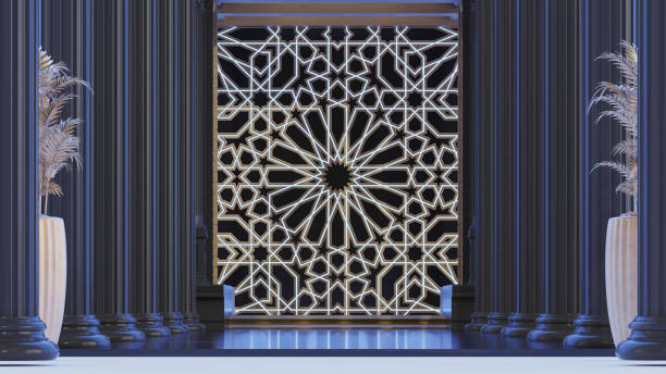 istock black and gold araesque background,  islamic background. 1475310803