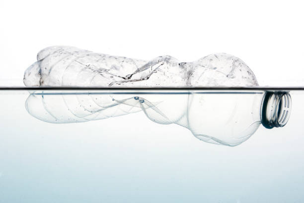 istock Plastic waste in the water - plastic pollution 1475316913