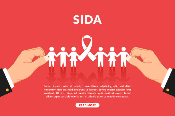 illustrations, cliparts, dessins animés et icônes de soutien et solidarité contre les maladies, les cancers, le sida... - meeting business red backgrounds