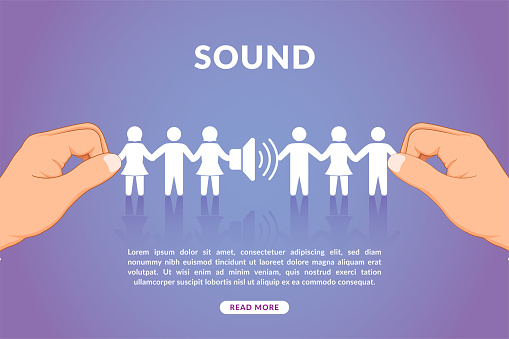 Origami Creative Concept Sound Stock Illustration - Download Image Now ...