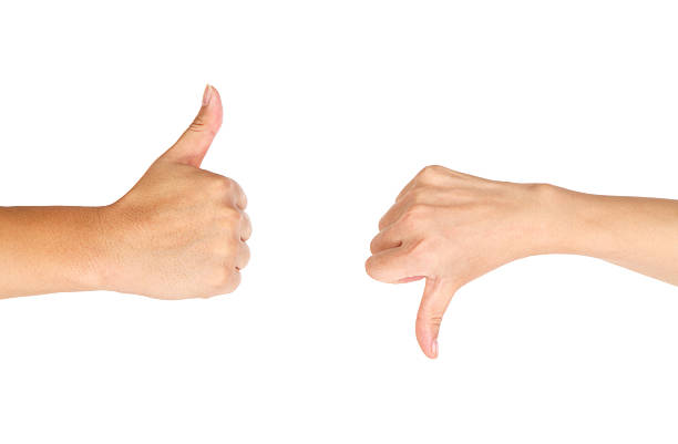 istock Thumb up and down hand signs-XXXL 147533343