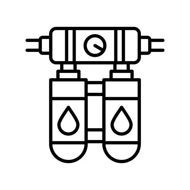 Vector illustration of Water Filter Icon